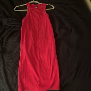 Hot Pink Tank Dress